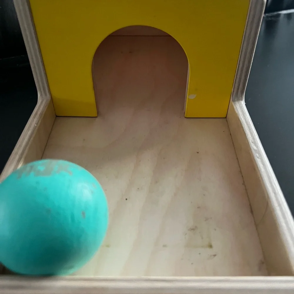 Lovevery Ball Drop Box from Inspector 7-8 Month Play Kit